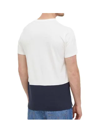 T-shirt Blanc/Marine Homme Pepe jeans Walter 2