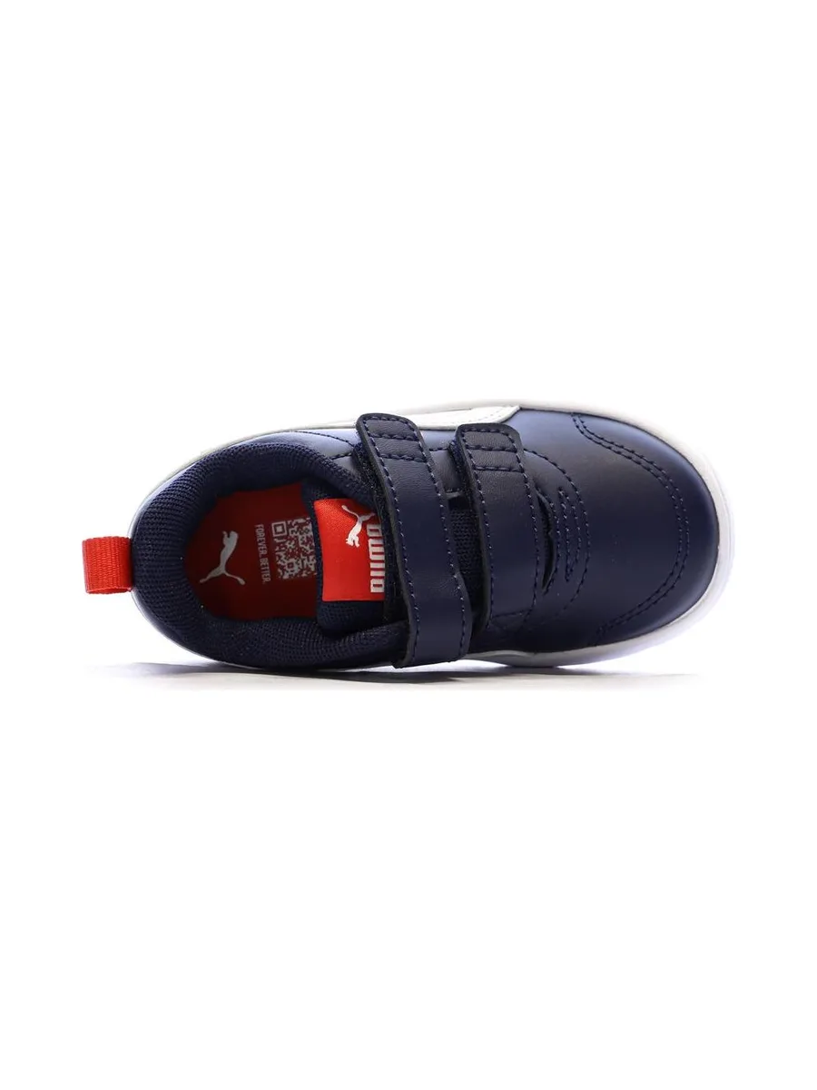 Baskets Marines/Blanches Puma Courtflex V3 V Inf 5