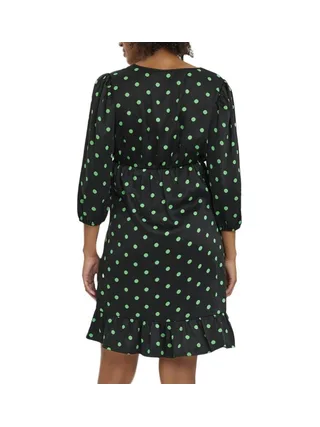 Robe Noir/Vert Femme Vero Moda Marternity Messi 2