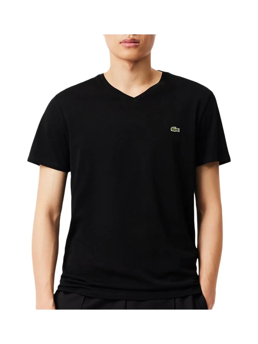T-shirt Noir Homme Lacoste TH6710001 1