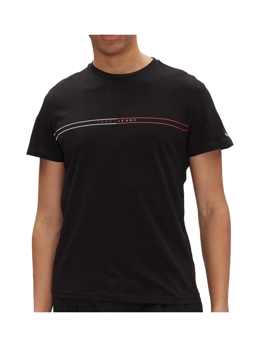 Set de 2 T-shirts Noir/Blanc Homme Tommy Jeans Entry Graphic 3