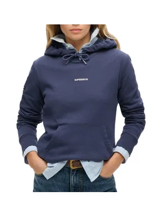 Sweat Marine Femme Superdry Plain Hood 1