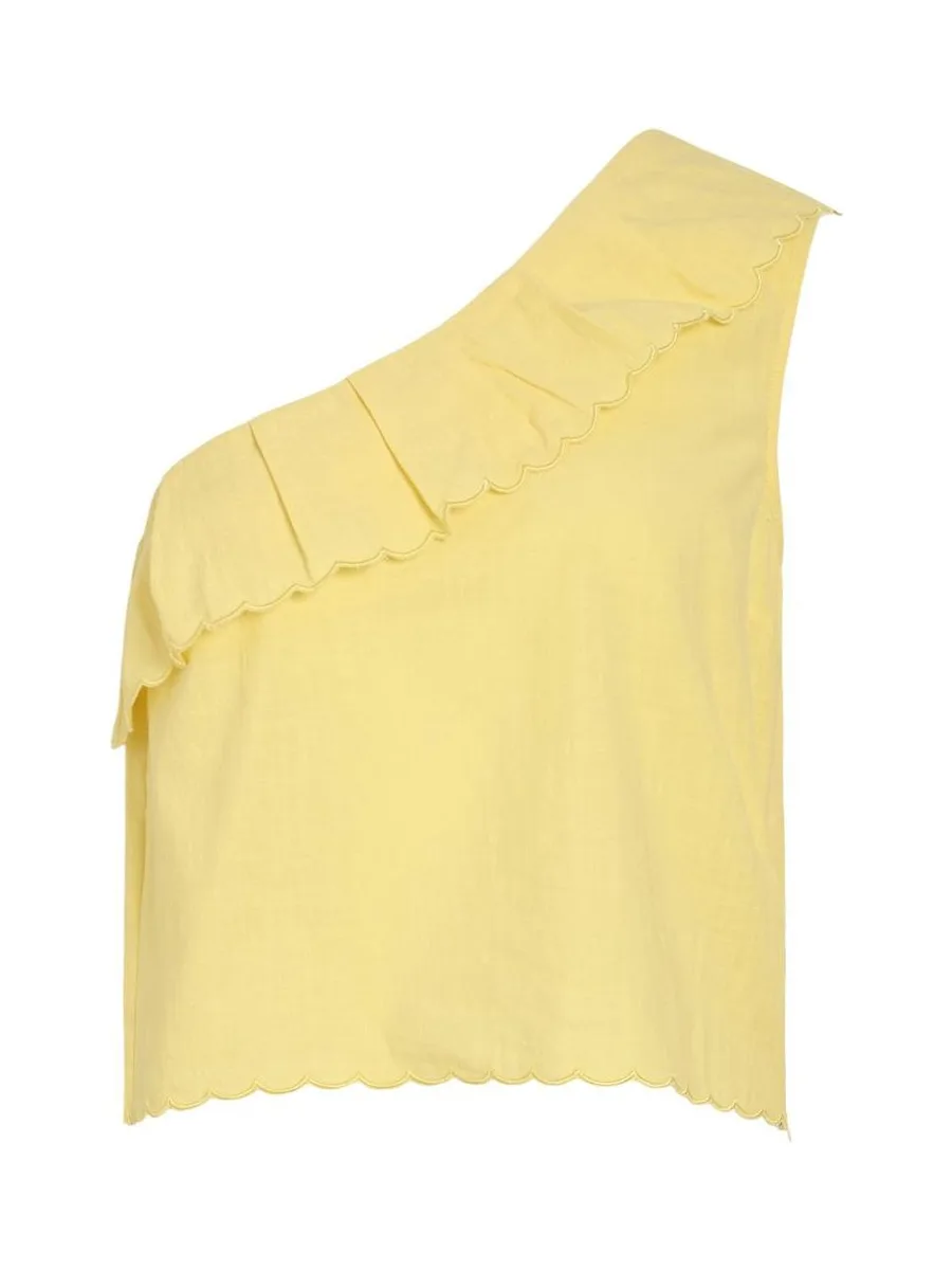 Débardeur Jaune Femme Vila Fernanda 2