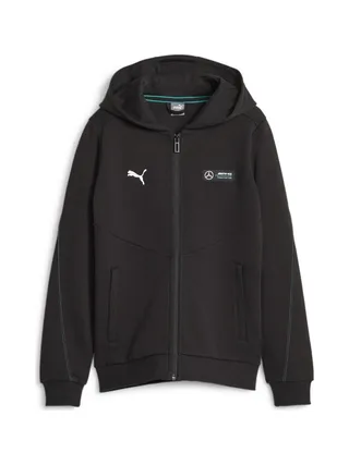 Sweat Noir Garçon Puma Hooded 1