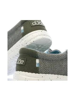 Chaussures Grise/Bleu Garçon Hey Dude Wally Youth 7