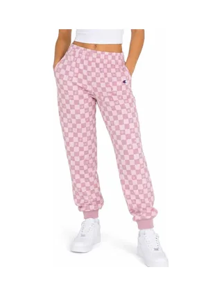 Jogging à damier Rose Fille Champion Fleece 1
