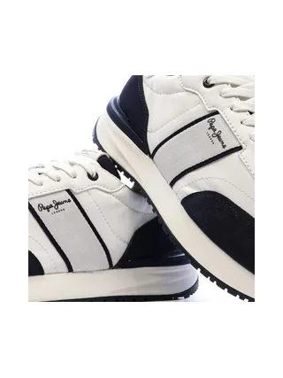 Baskets Blanches/Noires Homme Pepe jeans Buster 7