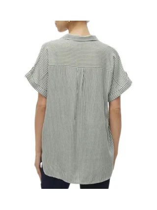 Chemise Blanche/Verte Femme Vero Moda Bumpy 10310139 2