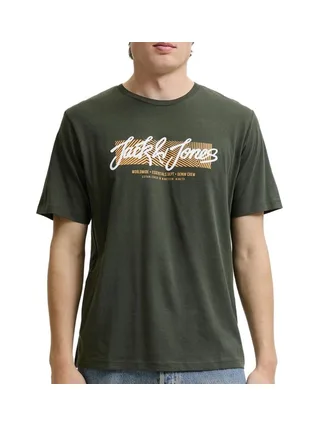 T-Shirt Vert Homme Jack & Jones Hurban 1