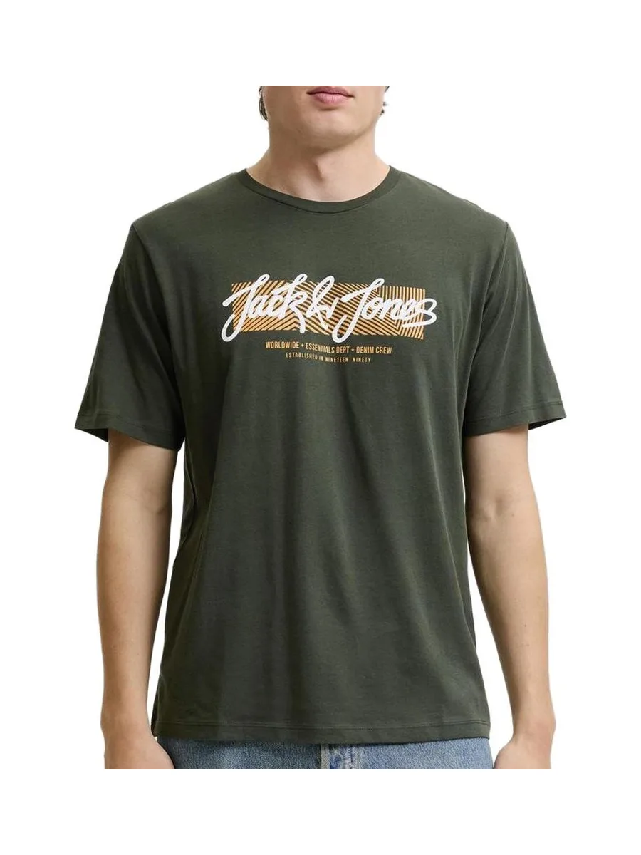 T-Shirt Vert Homme Jack & Jones Hurban 2