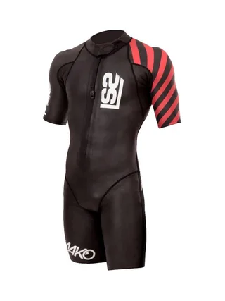 Combinaison trifonction Noir/Rouge Homme Mako Swimrun 1