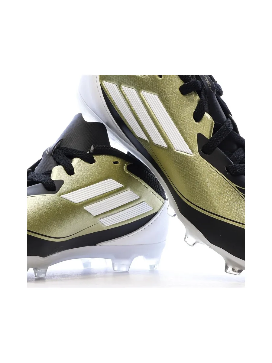 Chaussures de football Noires/Blanches Garçon Adidas League Fg/mg J Messi 8