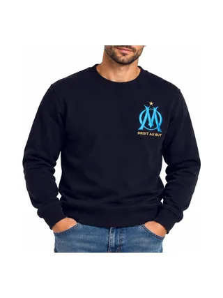 Sweat Marine/Bleu Homme Olympique de Marseille 1