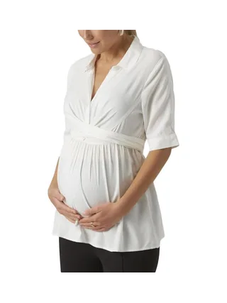 Blouse Blanche Femme Mamalicious Leline 1