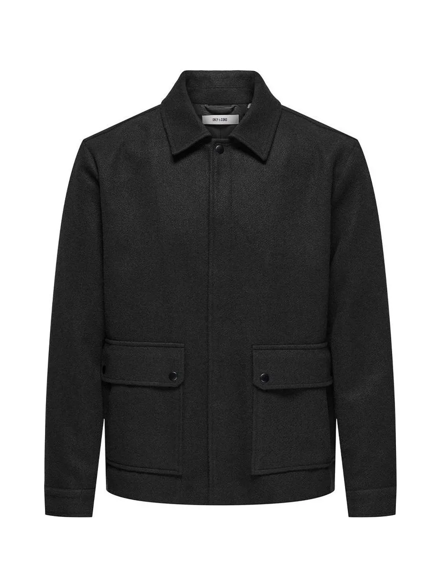 Veste Noir Homme Only & Sons Ponnor 2