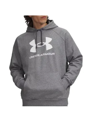 Sweat Capuche Gris Moyen Homme Under Armour Rival 1379758 1