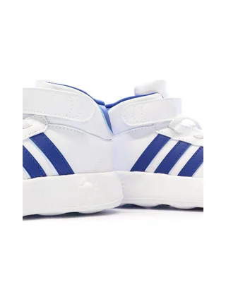 Baskets Blanches/Bleu Garçon Adidas Grand Court Mid 7