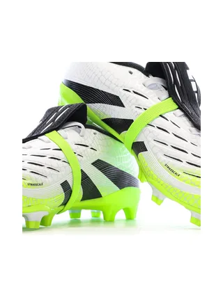 Chaussures de Football Blanc/Vert Homme Adidas Predator League Ft 7