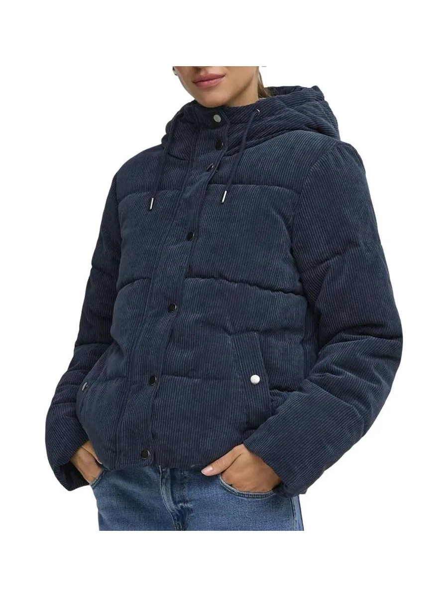 Doudoune Velours Côtelé Marine Femme JDY Vita 2