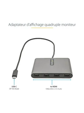 Adattatore USB-C a HDMI x4 1080p 60Hz 5