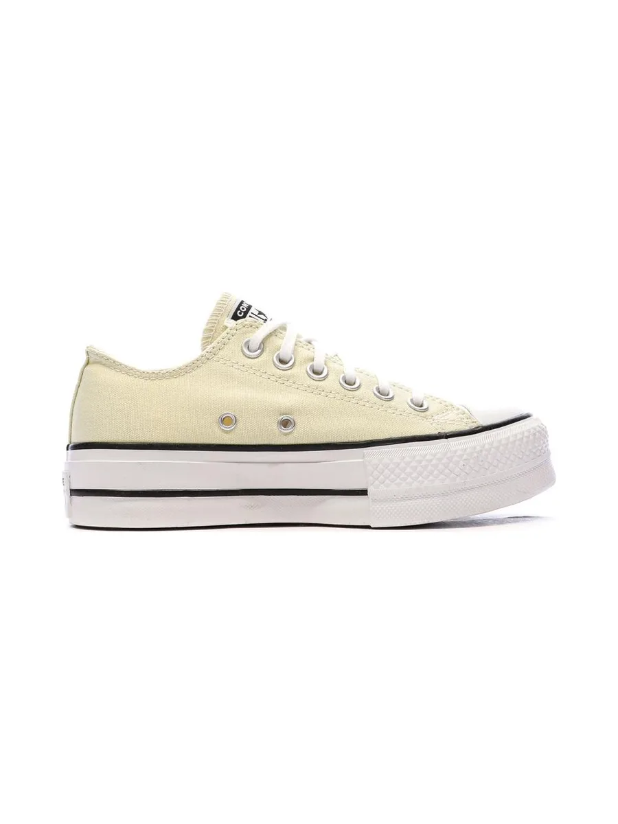 Baskets Jaunes Femme Converse Chuck Taylor All Star Lift 3
