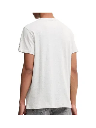 T-shirt Gris Chiné Homme Tommy Hilfiger Tjm Slim Font Play 2