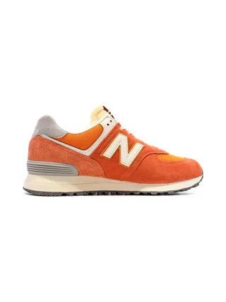Baskets Orange/Gris Homme New Balance 574 2
