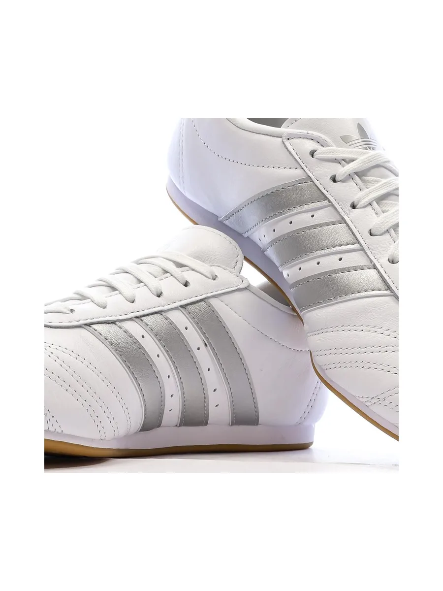 Baskets Blanc/Gris Femme Adidas Taekwondo 8