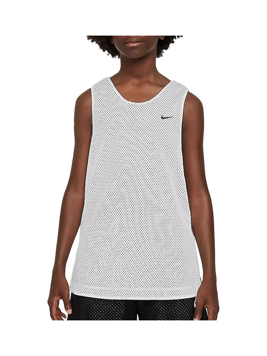 Maillot de Basketball Réversible Blanc Garçon Nike Reversible Jsy Tank 2