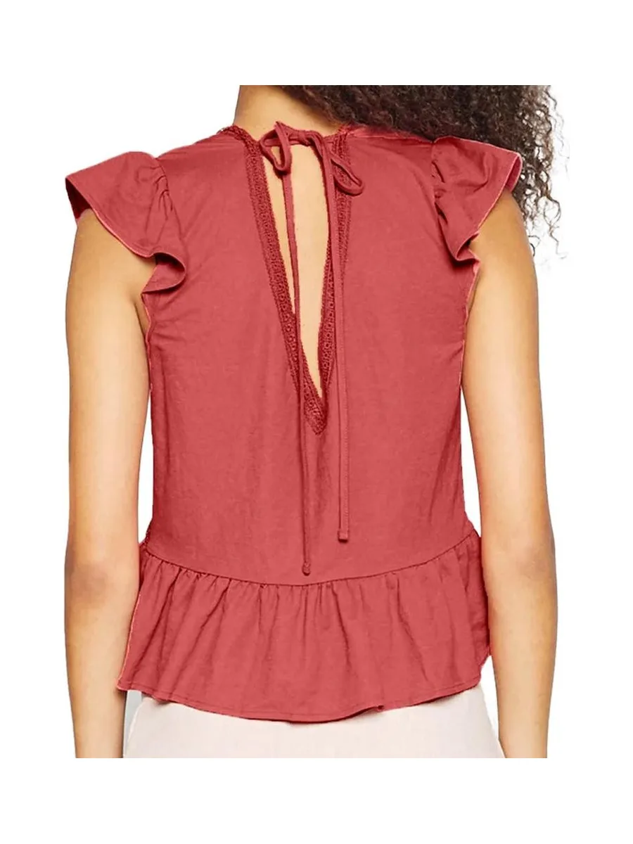 Top Rose foncé Femme Morgan Dera 2