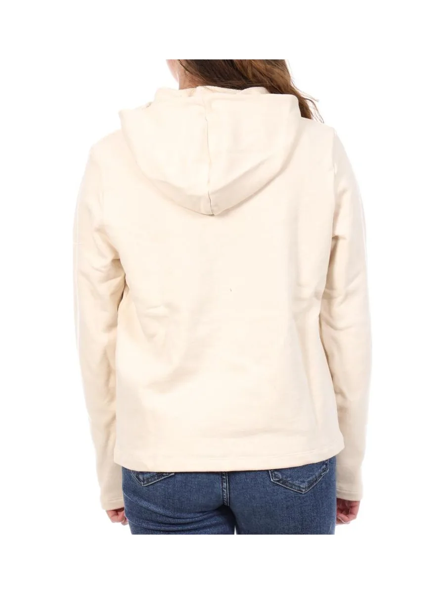 Sweat à Capuche Écru Femme Le Coq Sportif Hoody N°8 3