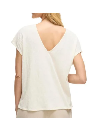 T-Shirt Beige Femme Vila Visyma 2