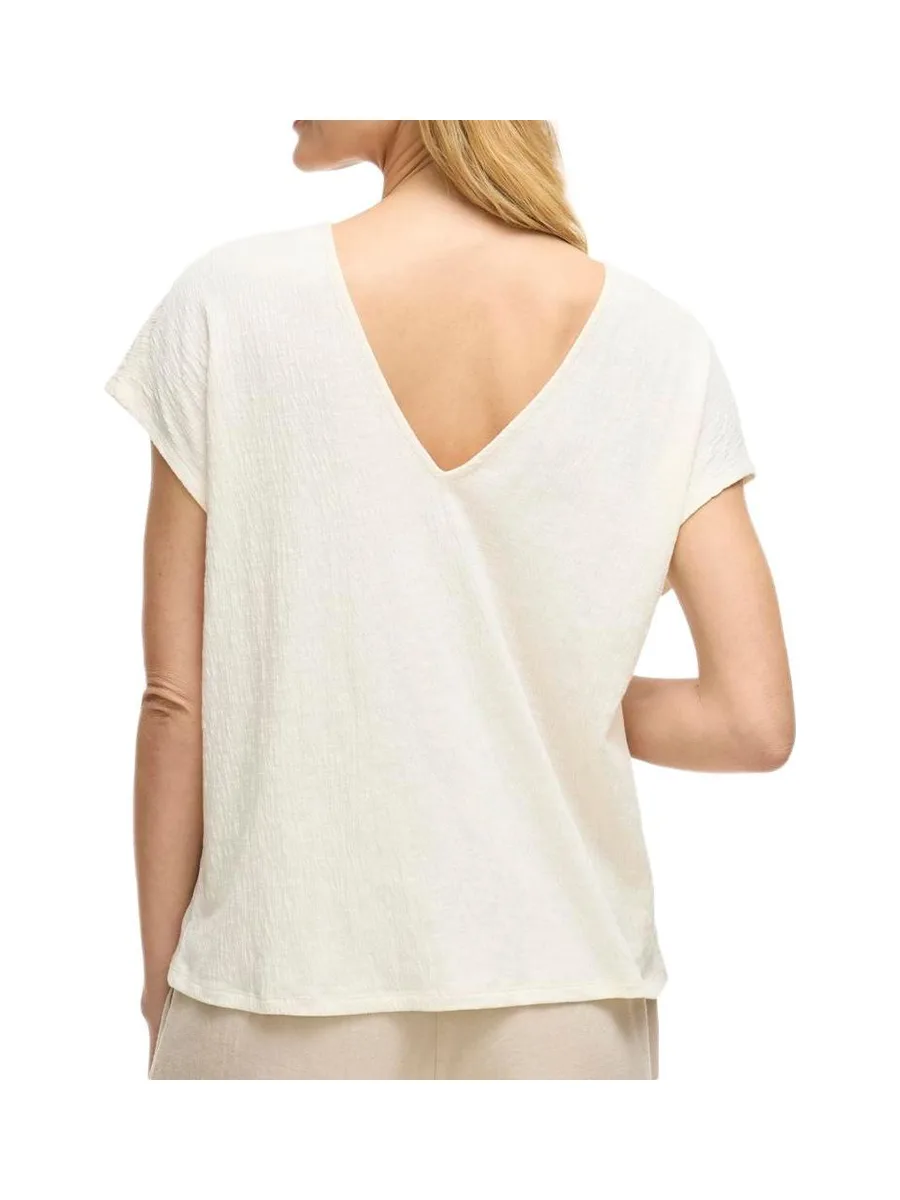 T-Shirt Beige Femme Vila Visyma 3