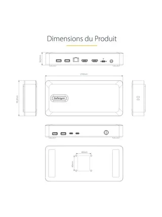 StarTech.com 155UE-USB4-DOCK laptop dock/port replicator 18
