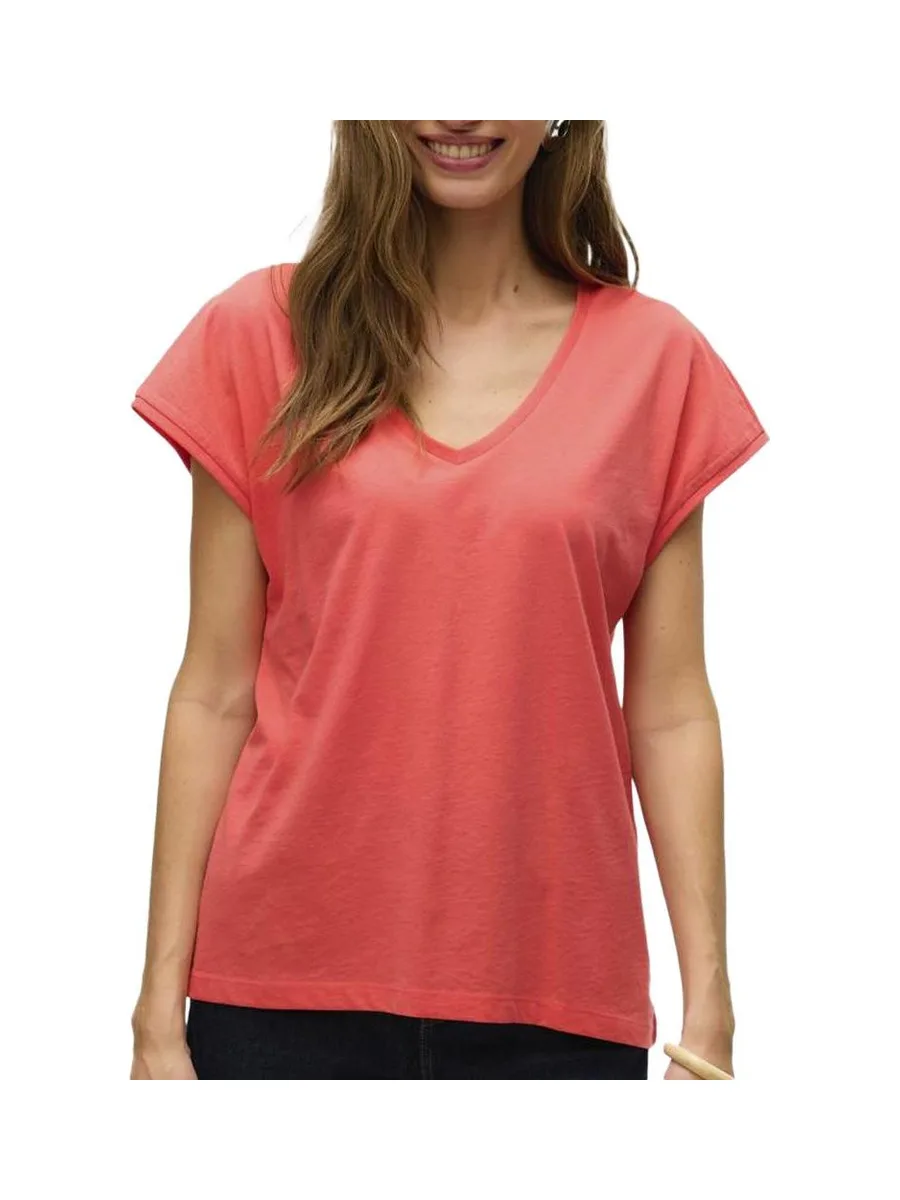 T-Shirt Rose Femme Vero Moda Dubarry 1