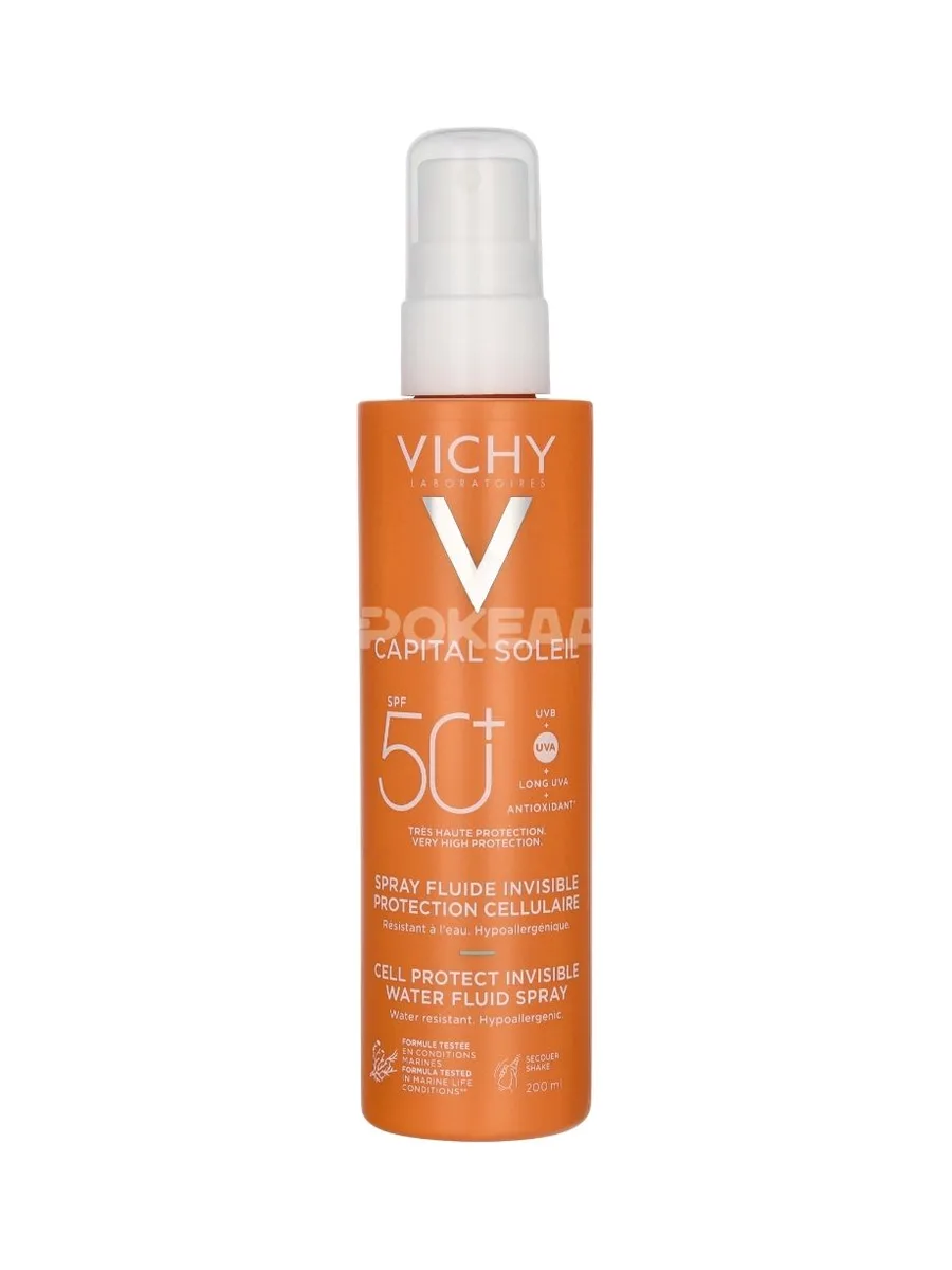 Vichy Capital Soleil Cell Protect Water Fluid Spray SPF50+ 200ml 1