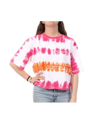 T-Shirt Blanc/Rose Femme Kaporal EVEE 1