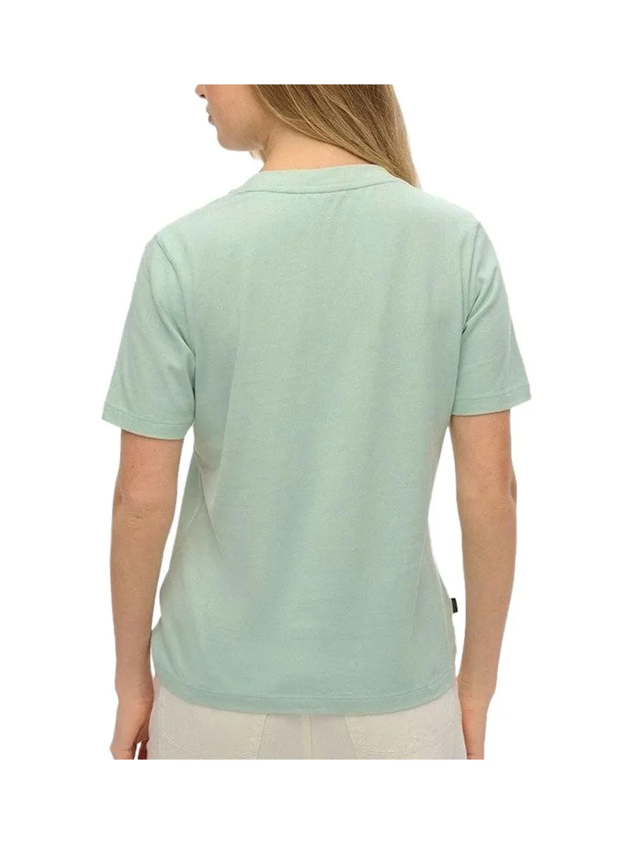 T-Shirt Vert Femme Superdry W1011644A 3