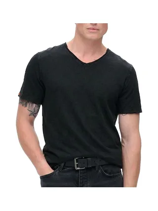 T-Shirt Noir Homme Superdru Raw 1