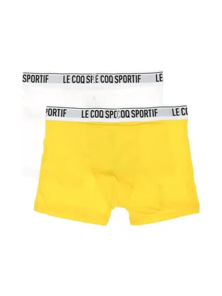x2 Boxers Bleu/Blanc Homme Le Coq Sportif Camuset sport 2
