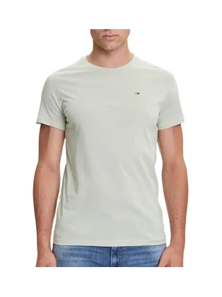T-shirt Vert Pale Homme Tommy Hilfiger Tjm Xslim 1