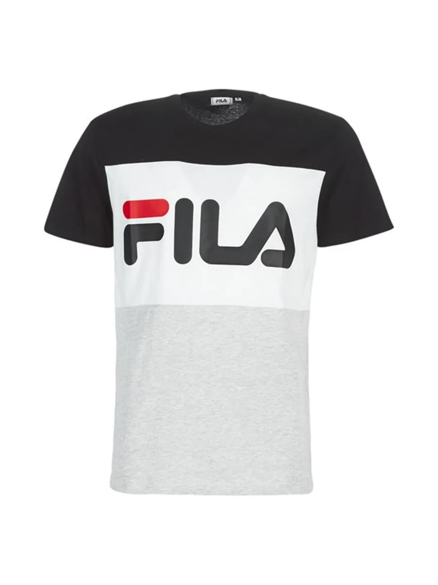 T-shirt Gris/Noir Homme Fila Flat Matte 2