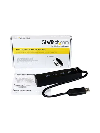 4 Port SuperSpeed Portable USB 3.0 Hub 4