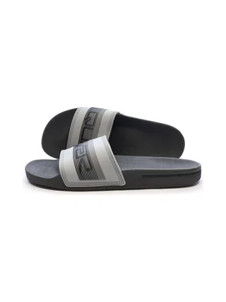 Claquettes Grises Homme Quiksilver Wordmrksld 1
