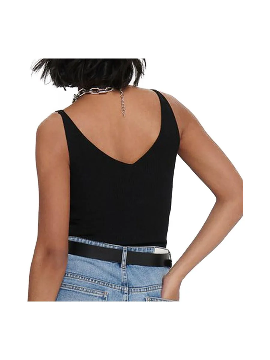 Débardeur en Maille Noir Femme JDY NANNA 2