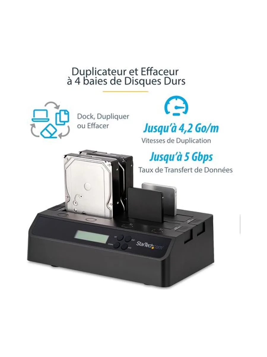 StarTech.com SATDOCK4U3RE media duplicator 6