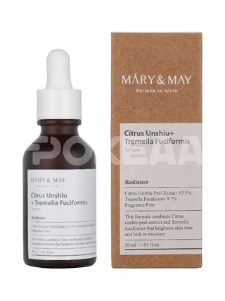 Mary&May Citrus Unshiu Fruit + Tremella Fuciformis Serum 30ml 1