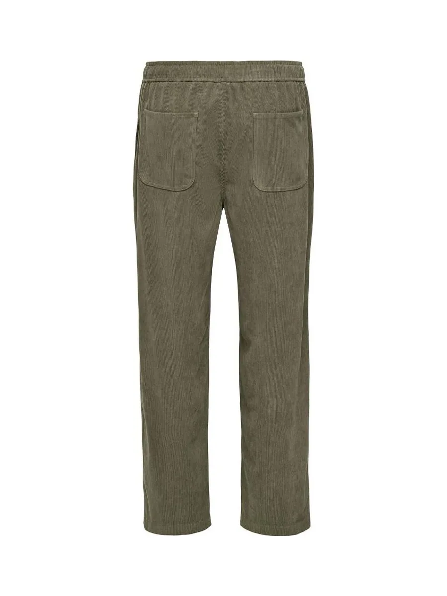 Pantalon fluide Vert Homme Only & Sons Fade 3