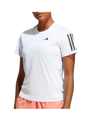 T-Shirt Blanc/Noir Femme Adidas Own 1