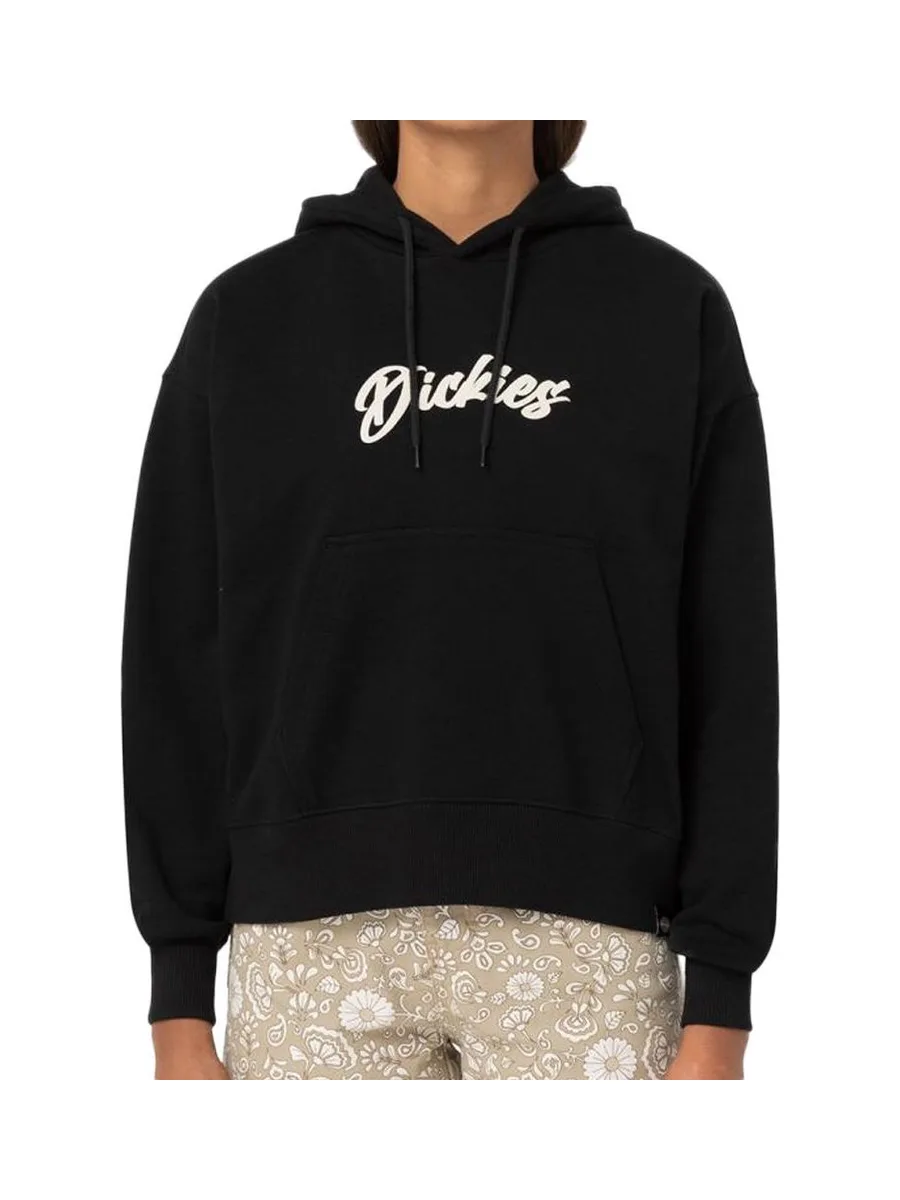 Sweat à Capuche Noir Femme Dickies Mayetta 2